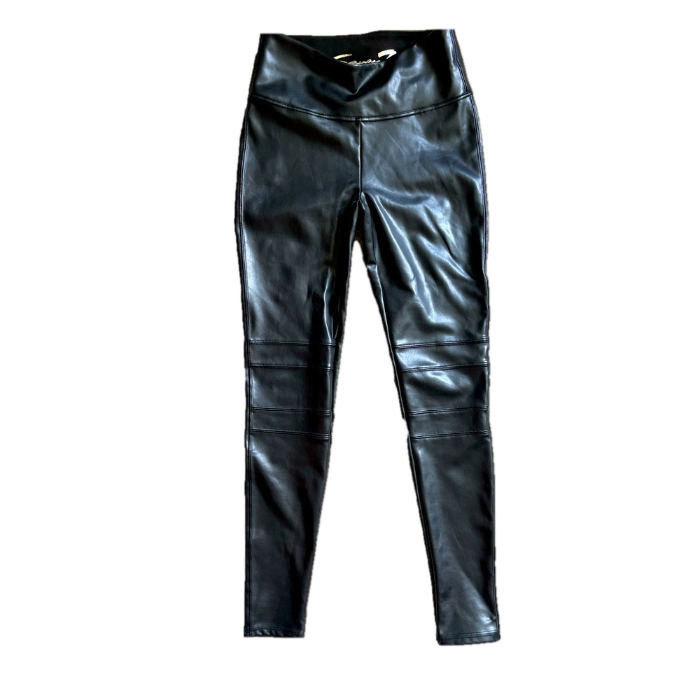 Seven7 Faux Leather Sculpted Leggings - Size S